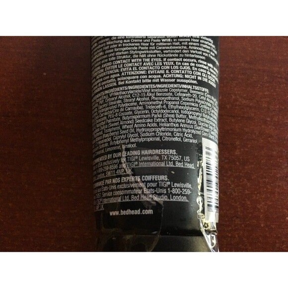 BEDHEAD FOR MEN PURE TEXTURE MOLDING PASTE 3.38OZ NEW - Picture 4 of 5